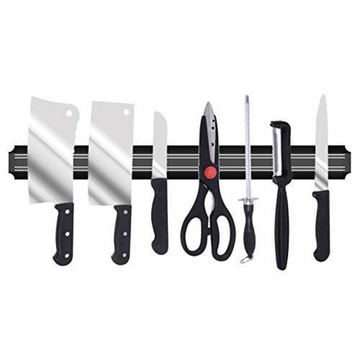 MagSlice: Magnetic Knife Holder for Wall, Sleek Kitchen Storage Rack for Knives, Utensils & Metal Tools with Strong Grip