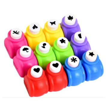 Snipp: 12-Piece Mini Craft Punch Kit – Shape Cutter Set for Scrapbooking, Greeting Cards, School Projects & Kids DIY Arts and Crafts