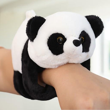 SnugBoo: Cute Panda Slap Bracelet, Soft Cuddly Wrist Hug Toy for Kids & Cute Aesthetics, Perfect Gift for Birthdays, Christmas & Surprise Gifts