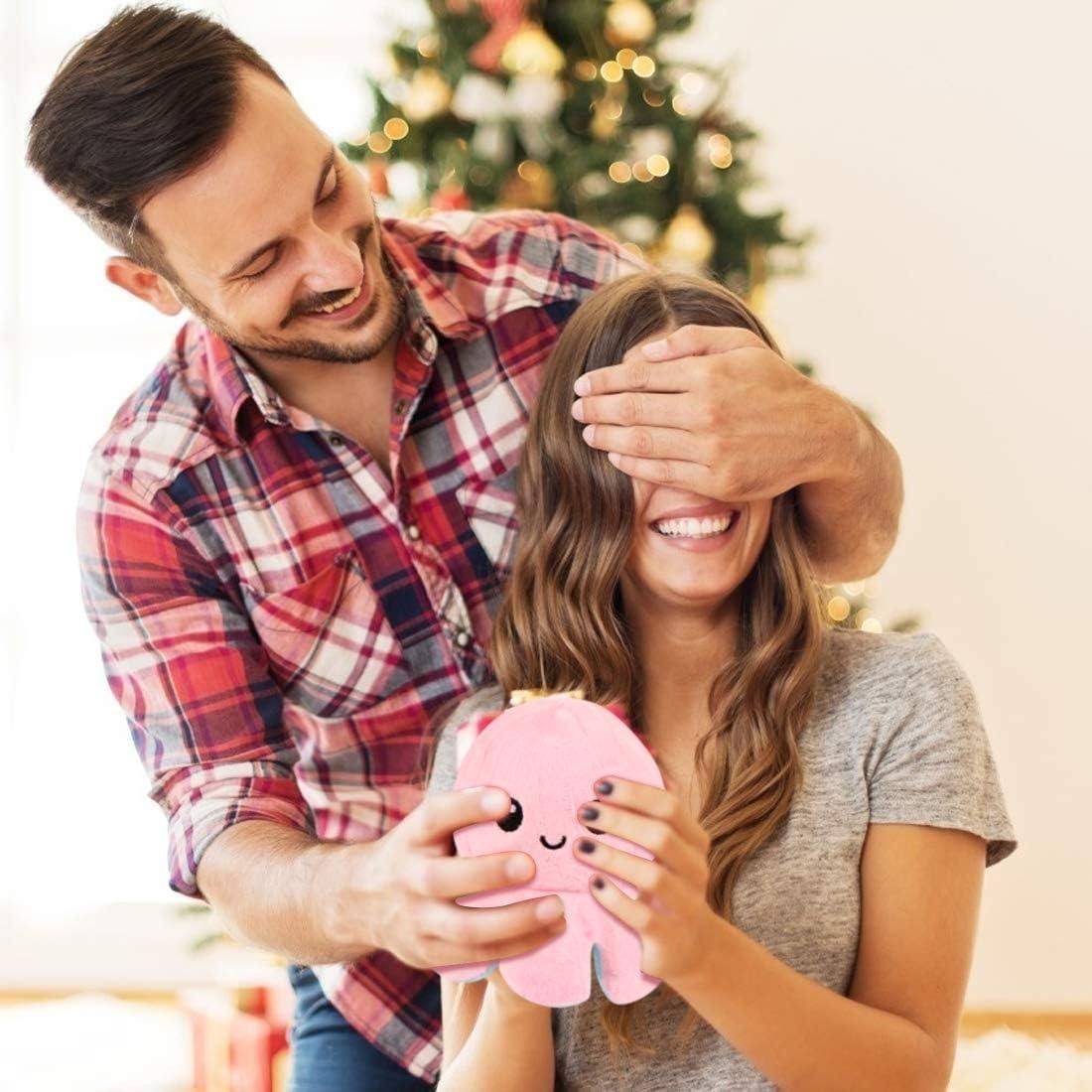 Chums: Reversible Plush Squishy Pals – Soft & Cuddly Octopus Toy for Kids & Babies, Perfect Gift for Boys & Girls