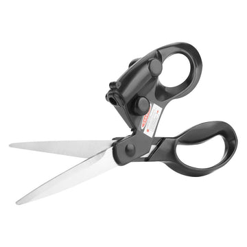 LaserCut: Laser guided Scissors with Stainless Steel Blades, Built-In Laser Pointer Guide for Art & Craft Straight Cutting