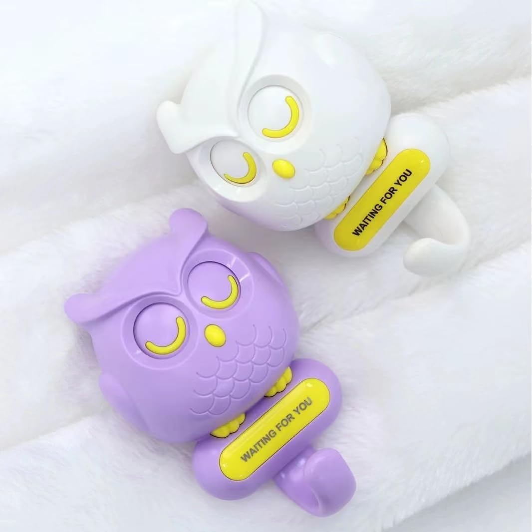 Kowl: Owl-Shaped Wall Hook with Blinking Eyes & Self-Adhesive Design for Keys, Bags & Home Décor