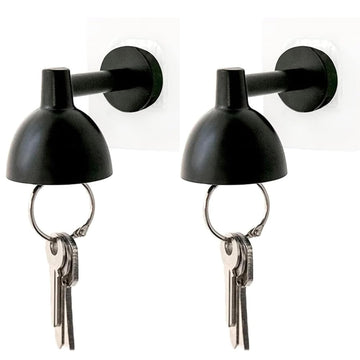 Lampu: Magnetic Magic Keychain Holder with Decorative Wall Lamp Shape, Wall Hook with strong Self-Adhesive, for Keys, Coats & Entryway Organization