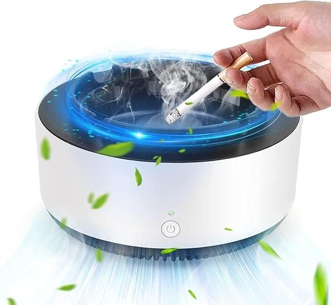 Puffee: Smokeless Smart Ashtray with Built-In Filter & Air Purifier Indoor Ashtray for Cigarettes, Ideal for Home, Office & Car Use