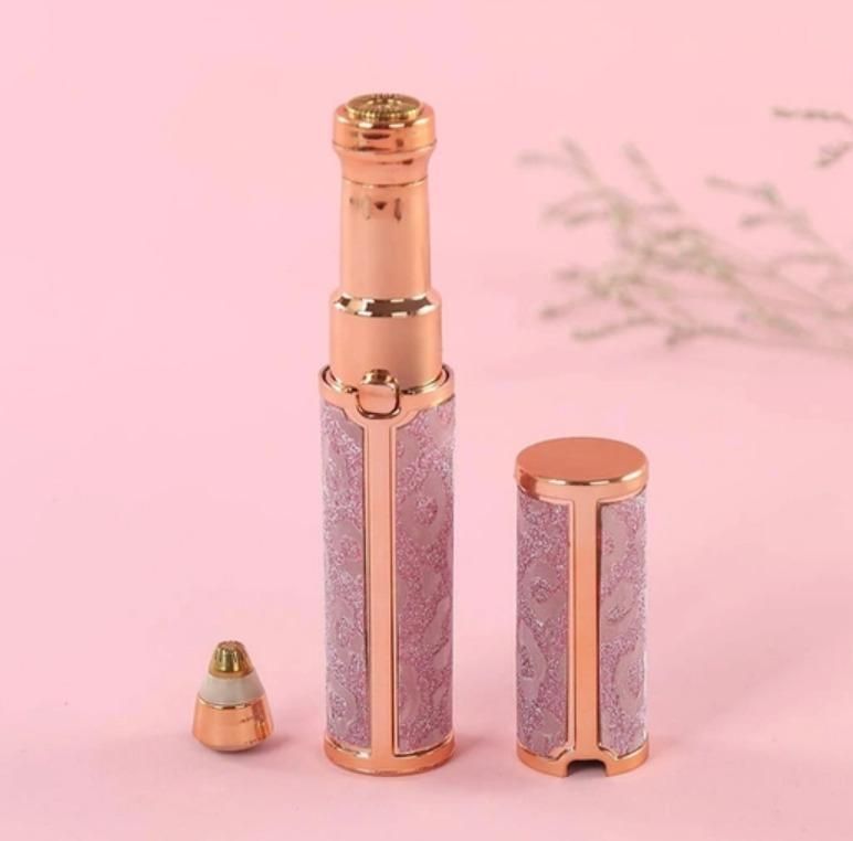 BrowMaster: Painless Rechargeable Eyebrow & Facial Hair Trimmer for Women with Built-in Light, 2-in-1 Precision Epilator for Face, Lips & Nose Hair Removal