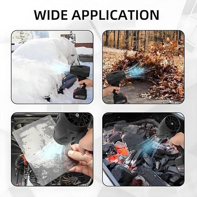 Blowee: Cordless Turbo Jet Blower, Powerful Portable Air Duster for Car Drying, Home Cleaning & Leaf Blowing