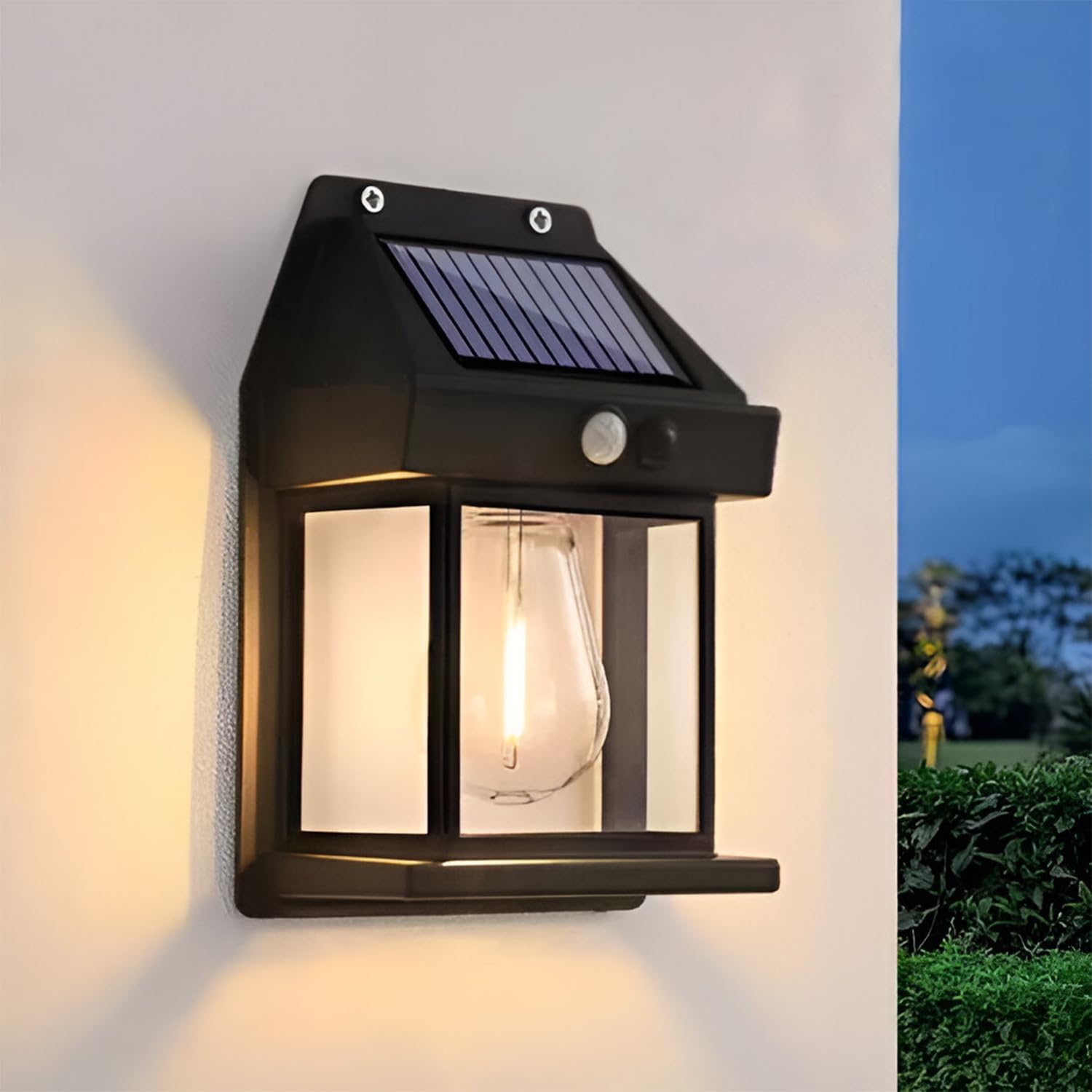 EcoGlow: Solar-Powered Motion Sensor LED Bulb with Auto Charging & Dusk-to-Dawn Lighting for Outdoor, Patio & Garden