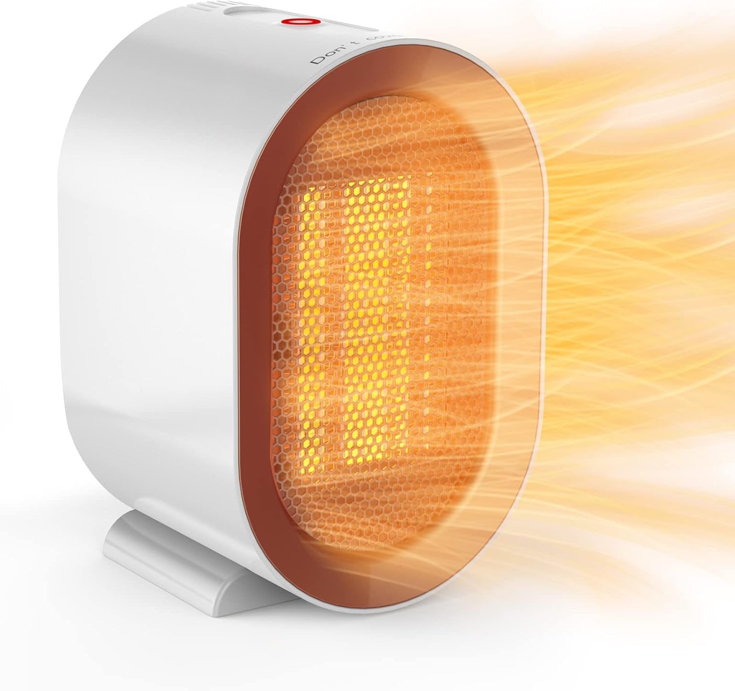 HeatWave: 1200W Mini Portable Electric Heater with Fan for Desk, Bedroom & Indoor Use