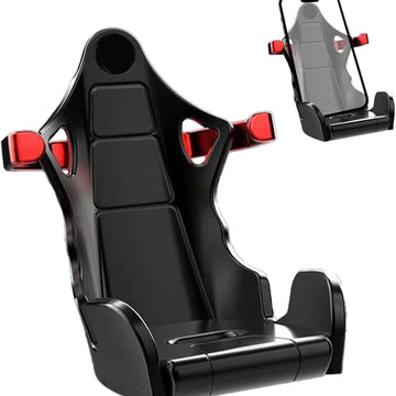 SeatRacer: Racing Seat-Inspired Phone Holder for Desk, Car Vent & Gaming Setup, Hands-Free Mount with Sporty Simulator Design