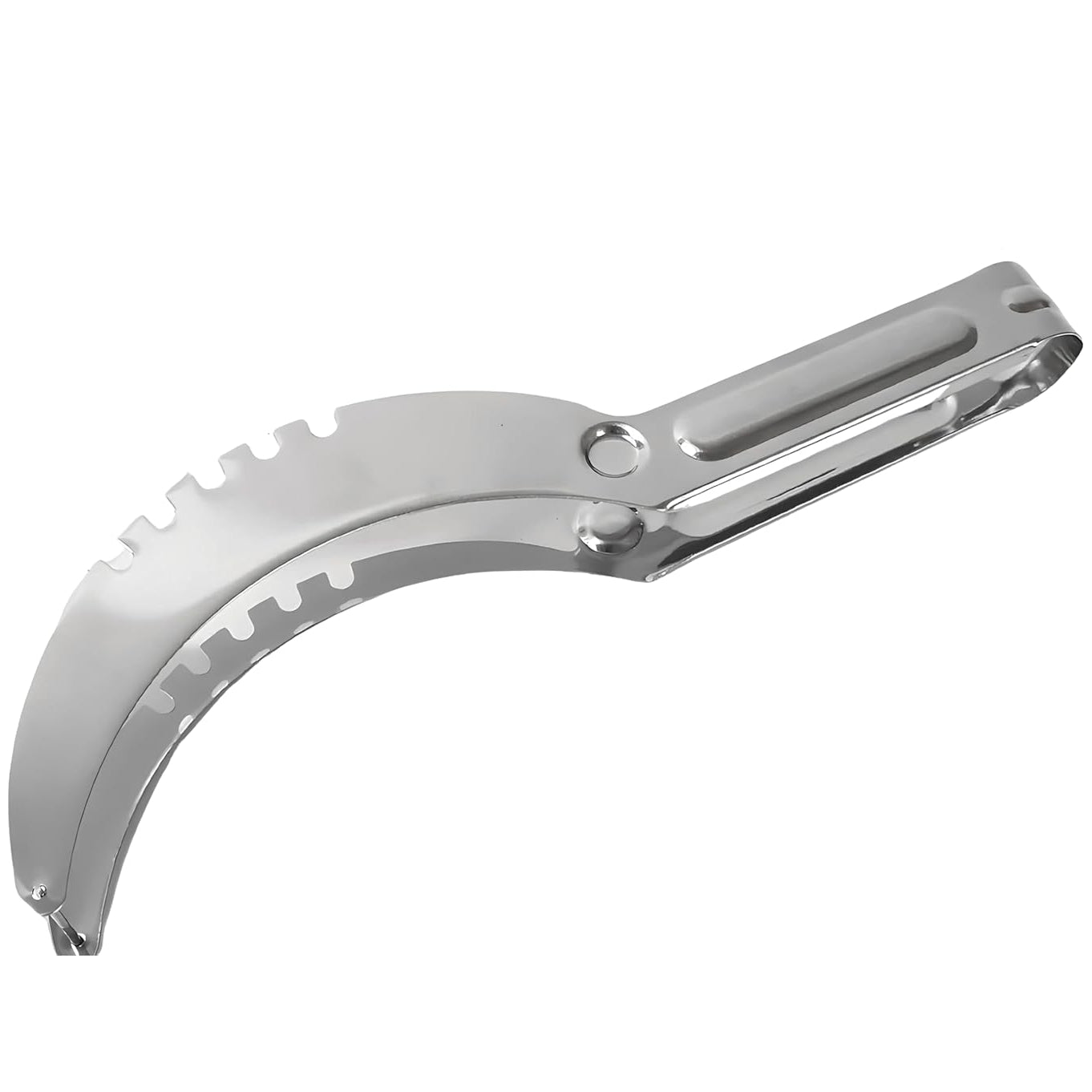 Slicey: 3-in-1 Stainless Steel Watermelon Cutter, Easy Grip Slicer Tool for Perfectly Cutting Melons, Cantaloupes & Pineapples with Precision & Speed