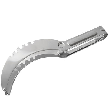 Slicey: 3-in-1 Stainless Steel Watermelon Cutter, Easy Grip Slicer Tool for Perfectly Cutting Melons, Cantaloupes & Pineapples with Precision & Speed