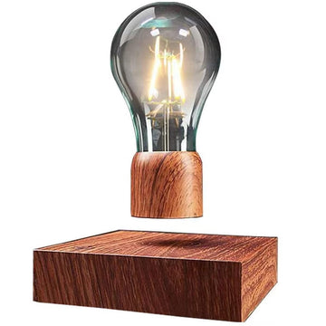 Volta: Magnetic Levitating Lightbulb with Rotating LED Glow for Home, Office & Unique Décor
