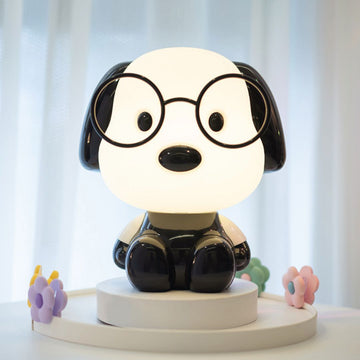 DoctorDoggo: Cute Puppy LED Night Lamp – Rechargeable Bedside Light for Cozy Room Décor & Gifting