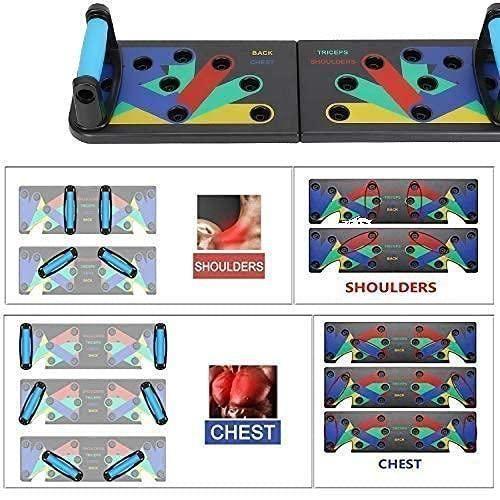 Planko: 9-in-1 Push-Up Board for Muscle Targeting, Non-Slip Base & Home Fitness Rack for Chest, Arms, Back & Core Training