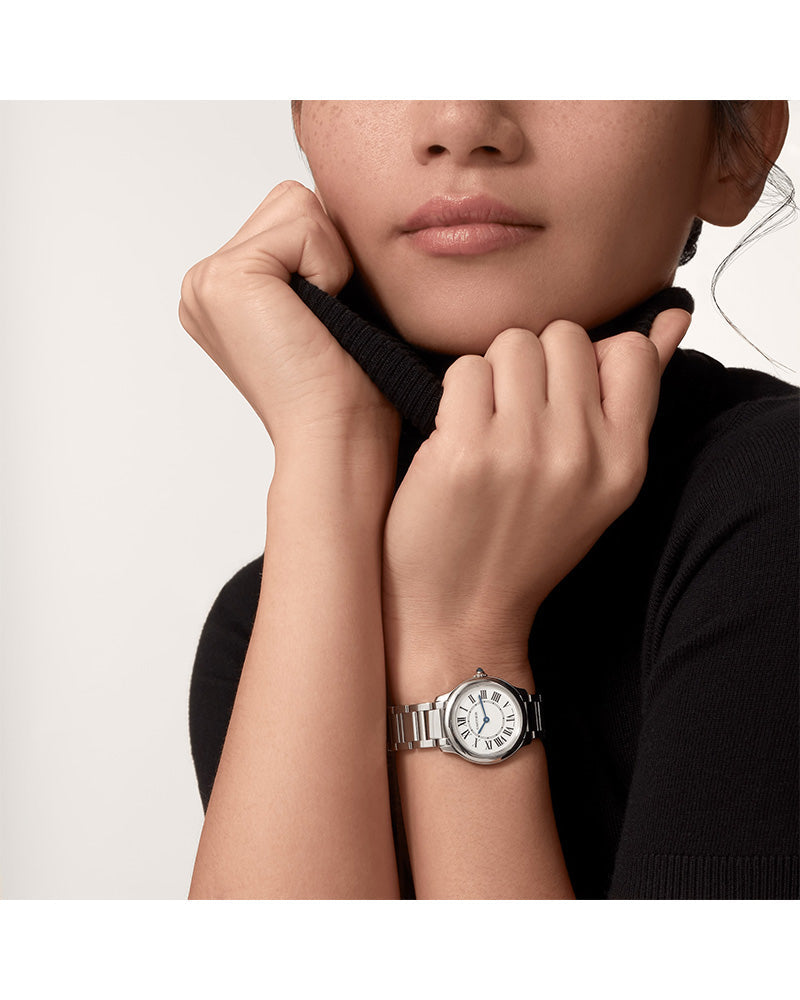 RONDE MUST DE CARTIER, 29MM, QUARTZ, STAINLESS STEEL