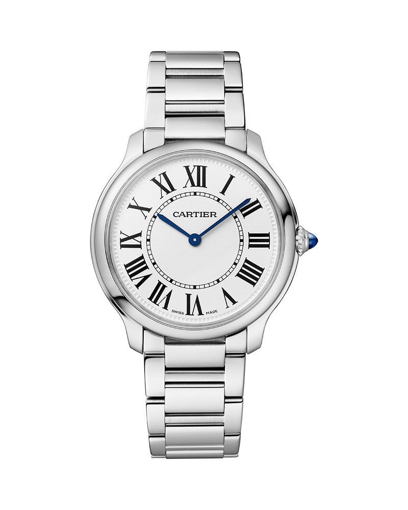 RONDE MUST DE CARTIER, 36MM, QUARTZ, STAINLESS STEEL