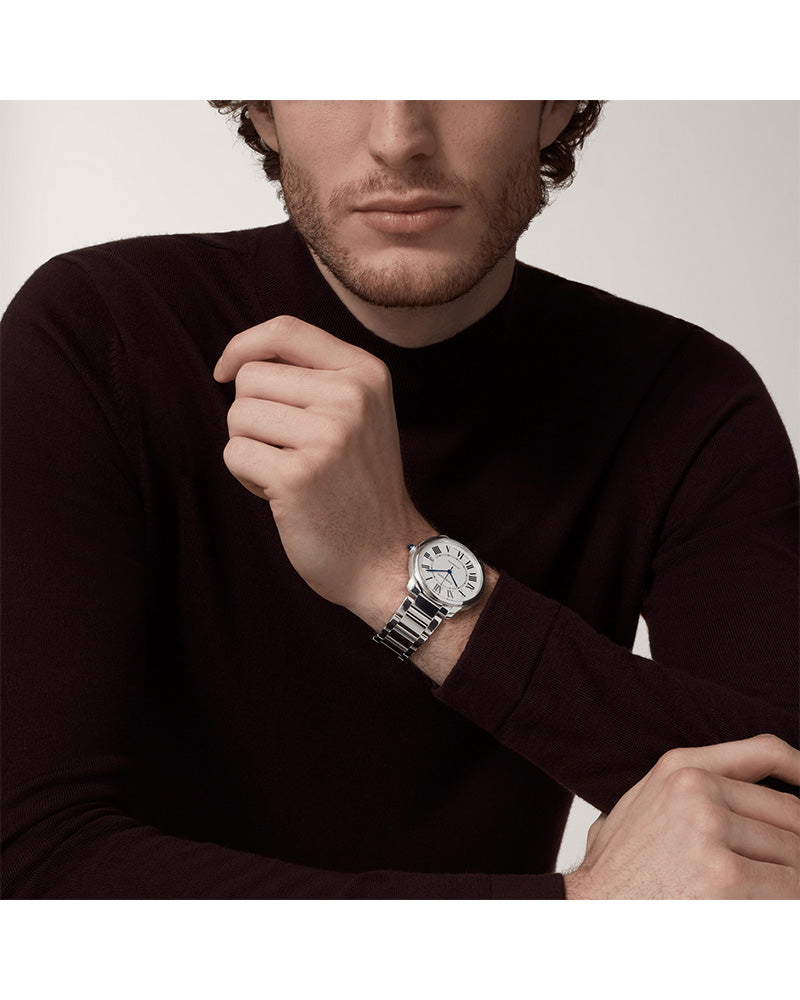 RONDE MUST DE CARTIER, 40MM, AUTOMATIC, STAINLESS STEEL
