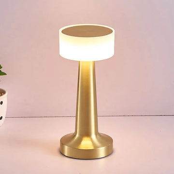 BrioBeam: Metal LED Table Lamp with Warm & Cozy Light, 3-Colour Touch Control, Stepless Dimming & Type-C Charging
