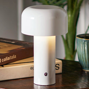 Shroom: Wireless LED Ambient Glow Lamp with Touch Control, 3-Color Dimming & Stylish Design for Home & Office