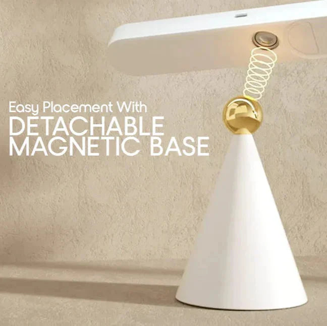 MagnaTouch: Next-Gen Magnetic LED Lamp with Touch Control, Adjustable Angle & USB Rechargeable Battery for Desk & Wall Mounting