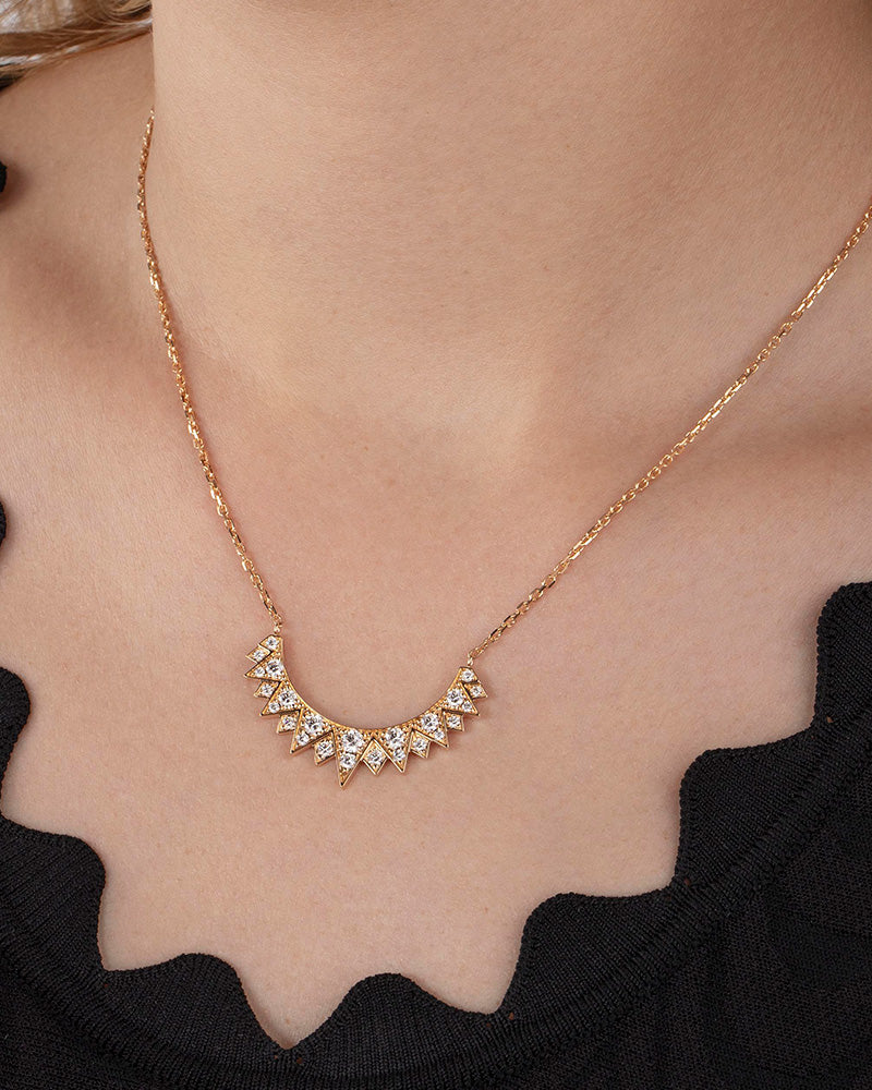 PIAGET SUNLIGHT PENDANT, PINK GOLD 4N, DIAMONDS