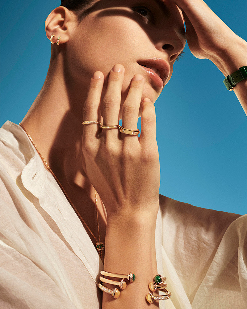 ROSE GOLD DIAMOND RING (SIZE 58)