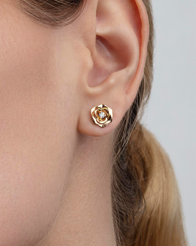 PIAGET ROSE EARRINGS