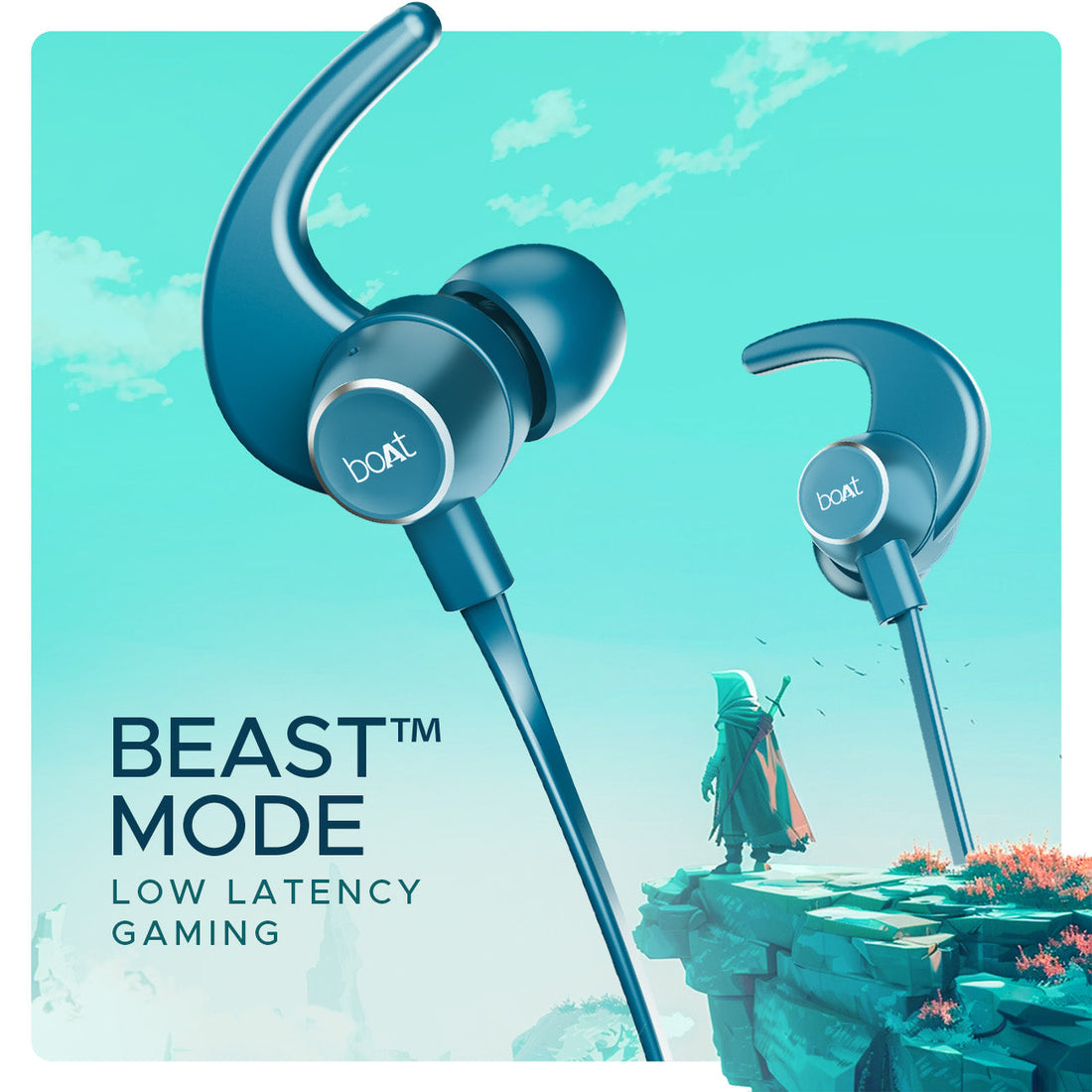 boAt Rockerz 255 Pro+ | Bluetooth Earphone with 10mm drivers, Up to 60 Hours Nonstop Playback, Type-C charging, ASAP™ Charge