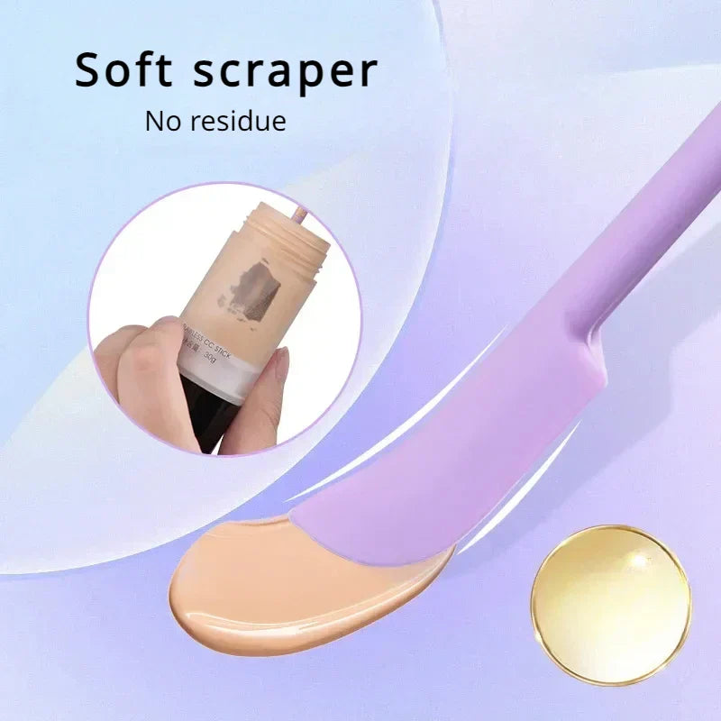 Silicone Double-Headed Makeup Scraper (Pack of 3)