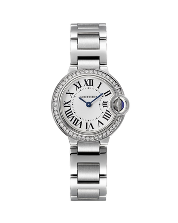 Ballon Bleu de Cartier watch, 28 mm,Stainless Steel