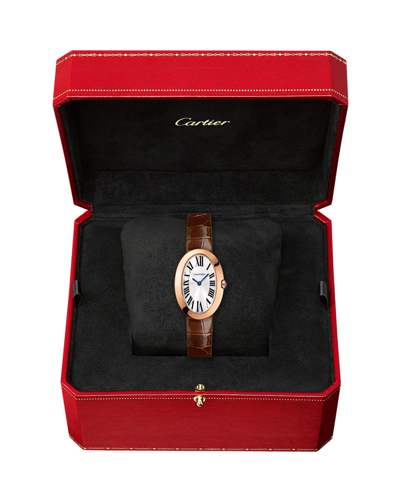 BAIGNOIRE, SMALL, ROSE GOLD, LEATHER