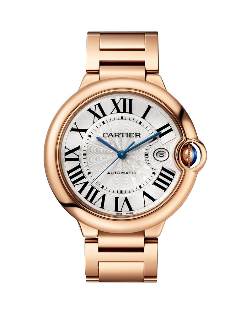 BALLON BLEU DE CARTIER, 42 MM, ROSE GOLD, SAPPHIRE