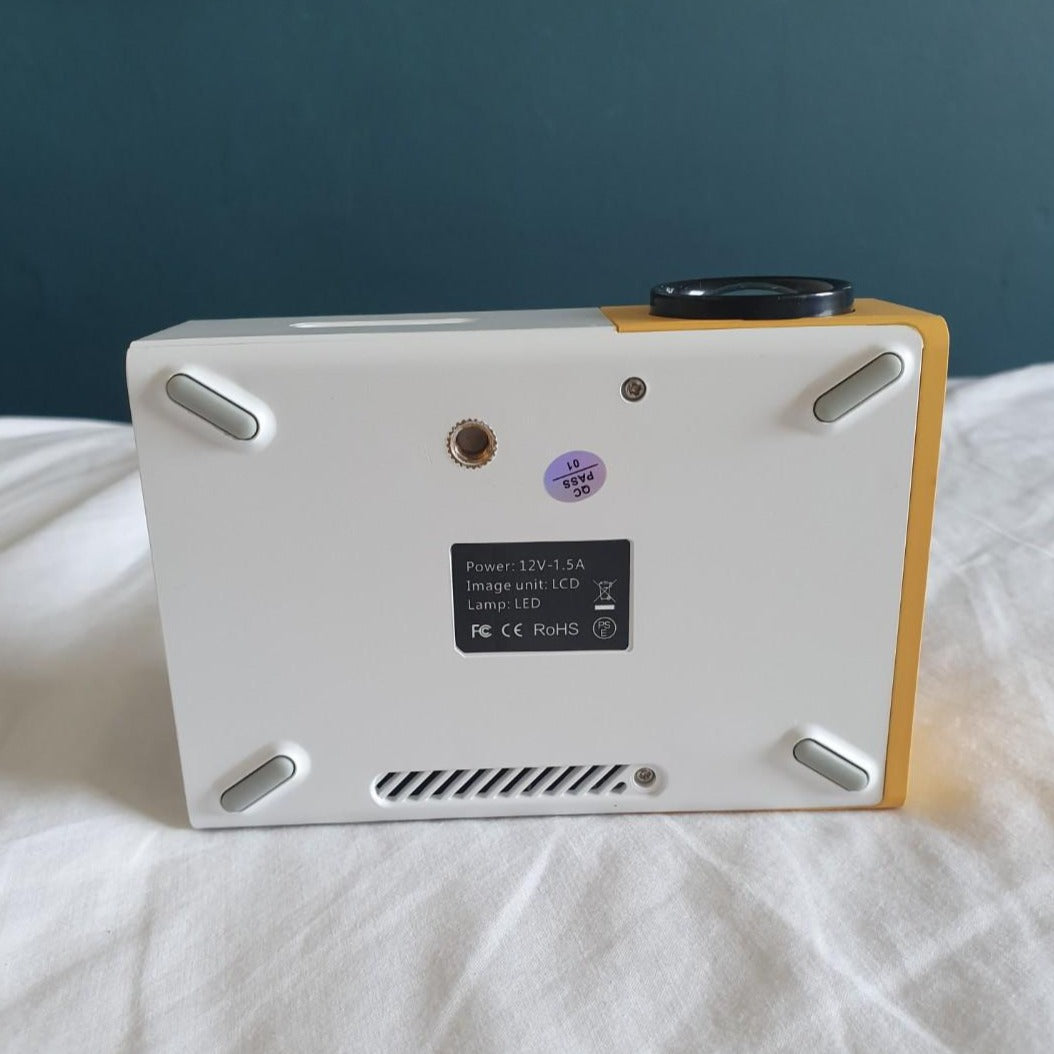 PixoBeam: Mini Portable HDMI Projector with Adjustable Display, 1080P Support & Remote Control for Home & Outdoor Entertainment