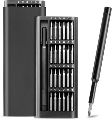 ClickFix: 24-in-1 Precision Screwdriver Kit – Magnetic Mini Repair Tool Set for Electronics, Mobile, Laptop, Watch, Glasses & PC