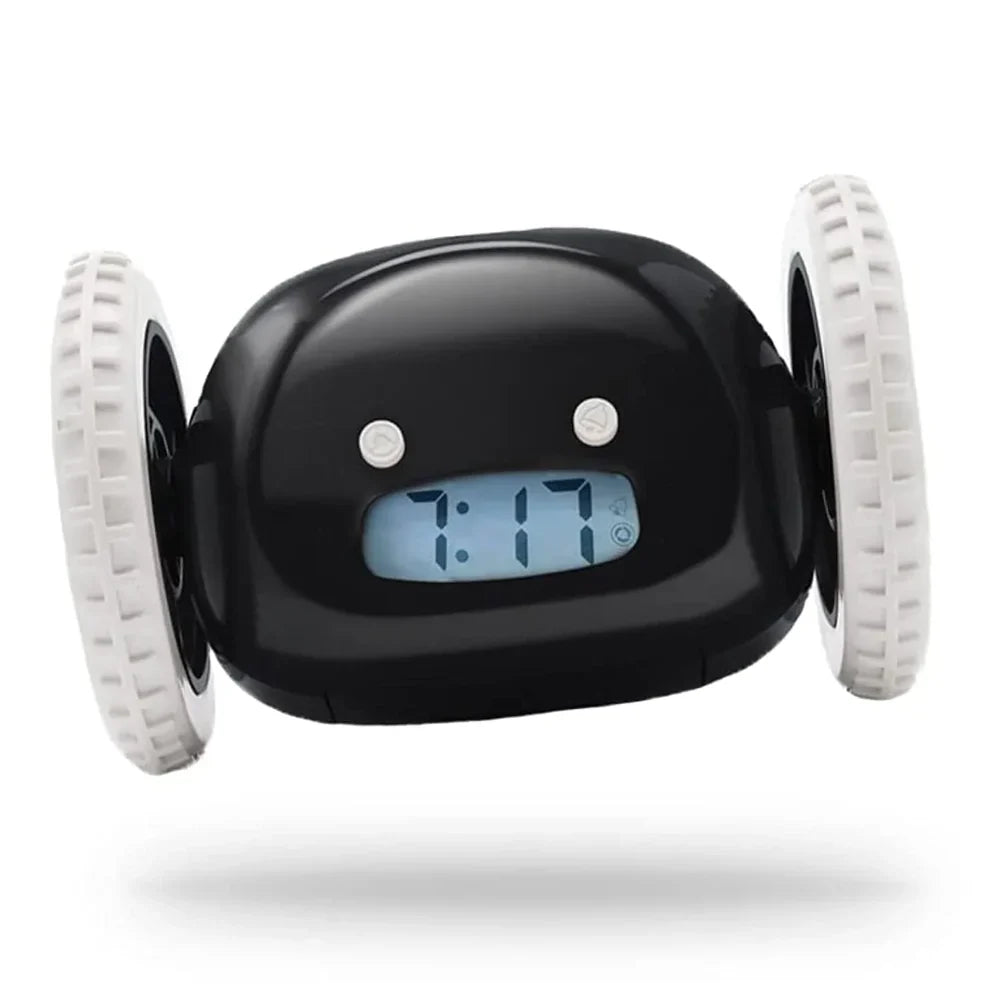 Clocky: The Runaway Alarm Clock – Fun & Cute Rolling Alarm for Heavy Sleepers with Loud Snooze & LED Display