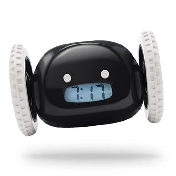 Clocky: The Runaway Alarm Clock – Fun & Cute Rolling Alarm for Heavy Sleepers with Loud Snooze & LED Display