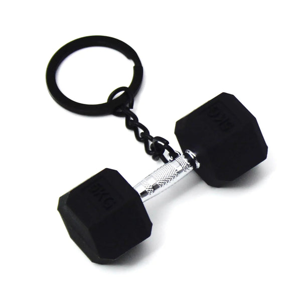 Durable Mini Dumbbell Keychain