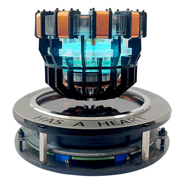 ArcNex: Levitating MK1 Arc Reactor Decor & Collectible & 360° Free Floating Display — 1:1 Collector Replica for Superhero Fans