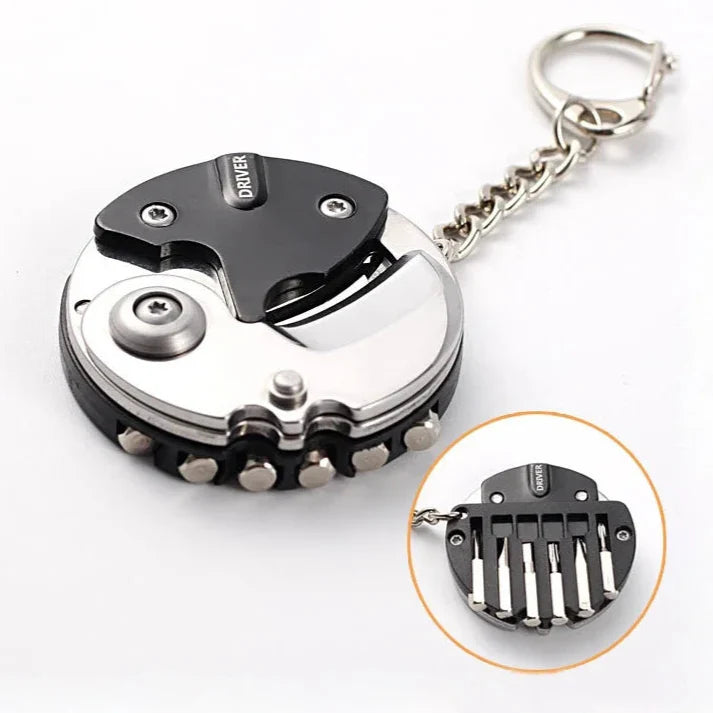 Edge: Coin Box Cutter & Multi-Tool Keychain with Portable Knife & Screwdriver Set for Everyday Carry & Camping