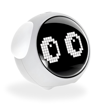 EmojiWake: Unique Emoji Display Alarm Clock with Fun Expressions, Dual Alarms, Snooze Function & Adjustable Brightness