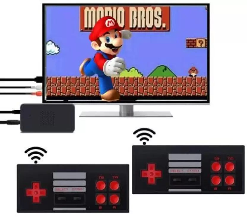 RetroTV: Ultimate 90s HDMI Retro Game Stick with Plug & Play Wireless HD 1080p Gaming for Up to 2 Players