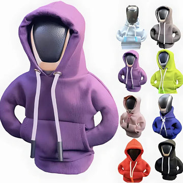 ShiftCozy: Universal Car Gear-Shift Hoodie – Cute & Funny Sweater Cover for Gear Knob Protection & Decoration