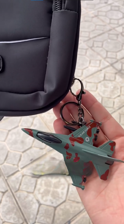 Military Aircraft Hook Keychain